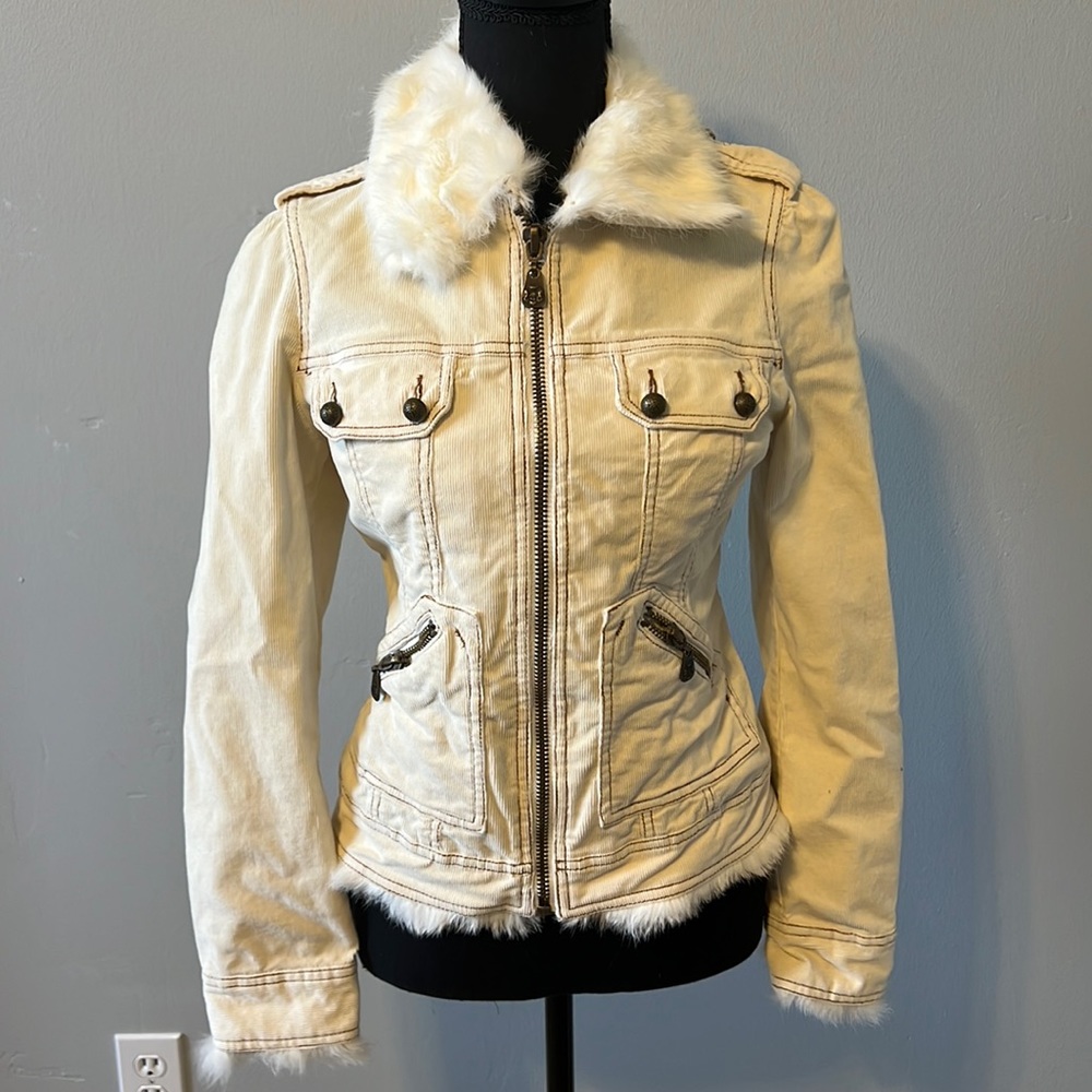 Fake for corduroy guess jacket
